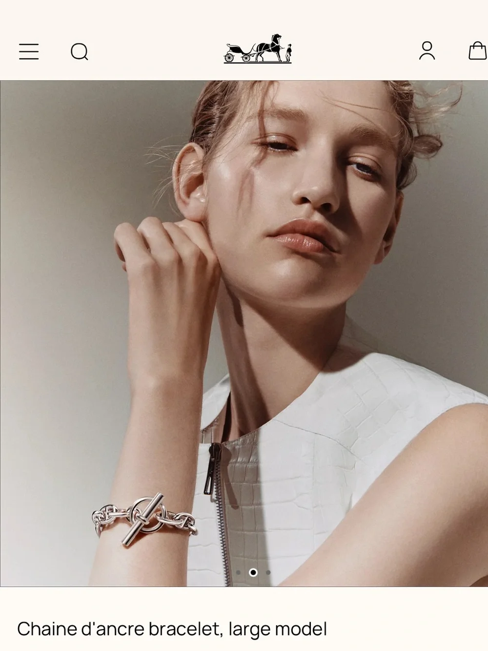 Hermès Chaine d’ancre bracelet size large - Picture 9 of 9